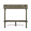 Yeah Depot - Outdoor Acacia Wood Balcony Bar Table, Gray Finish