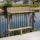 Yeah Depot - Outdoor Acacia Wood Balcony Bar Table, Gray Finish