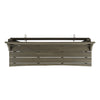 Yeah Depot - Outdoor Acacia Wood Balcony Bar Table, Gray Finish