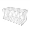 Home Life Boutique - Gabion Basket Galvanized Steel 39.4''x19.7''x19.7''