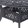 Yeah Depot - Outdoor Patio Aluminum 48'' Round Dining Table, Dessert Night