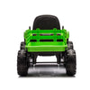 Yeah Depot - Ride on Tractor with Trailer,24V Battery Powered Electric Tractor Toy, 200w*2motor 1.86-4.97MPH/Remote Control,electric car for kids,Three speed adjustable,USB,MP3 ,Bluetooth,LED light, safety belt.