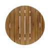 Yeah Depot - Outdoor 16'' Acacia Wood Side Table, Teak Finish