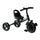 Yeah Depot - Qaba 3-Wheel Recreation Ride-On Toddler Tricycle With Bell Indoor / Outdoor - Black