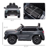 Yeah Depot - Aosom Chevrolet TAHOE Licensed Kids Ride on Car, 12V Battery Powered Kids Electric Car with Remote Control, Music, Lights, Horn, Suspension for 3-6 Years Old, Gray
