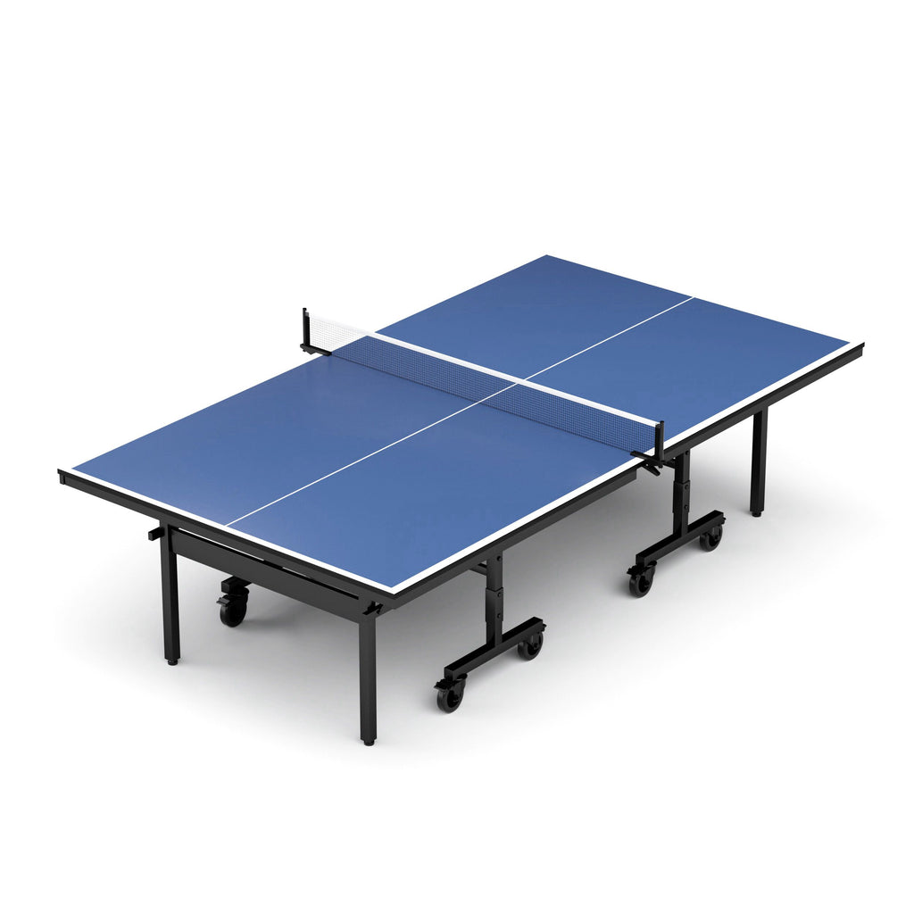Yeah Depot - Table Tennis Table - 15mm Professional MDF Indoor Table Tennis Table with Table Tennis Net and Bats etc. Quick Assembly, Single Training Table, 108''L x 60''W x 30''H