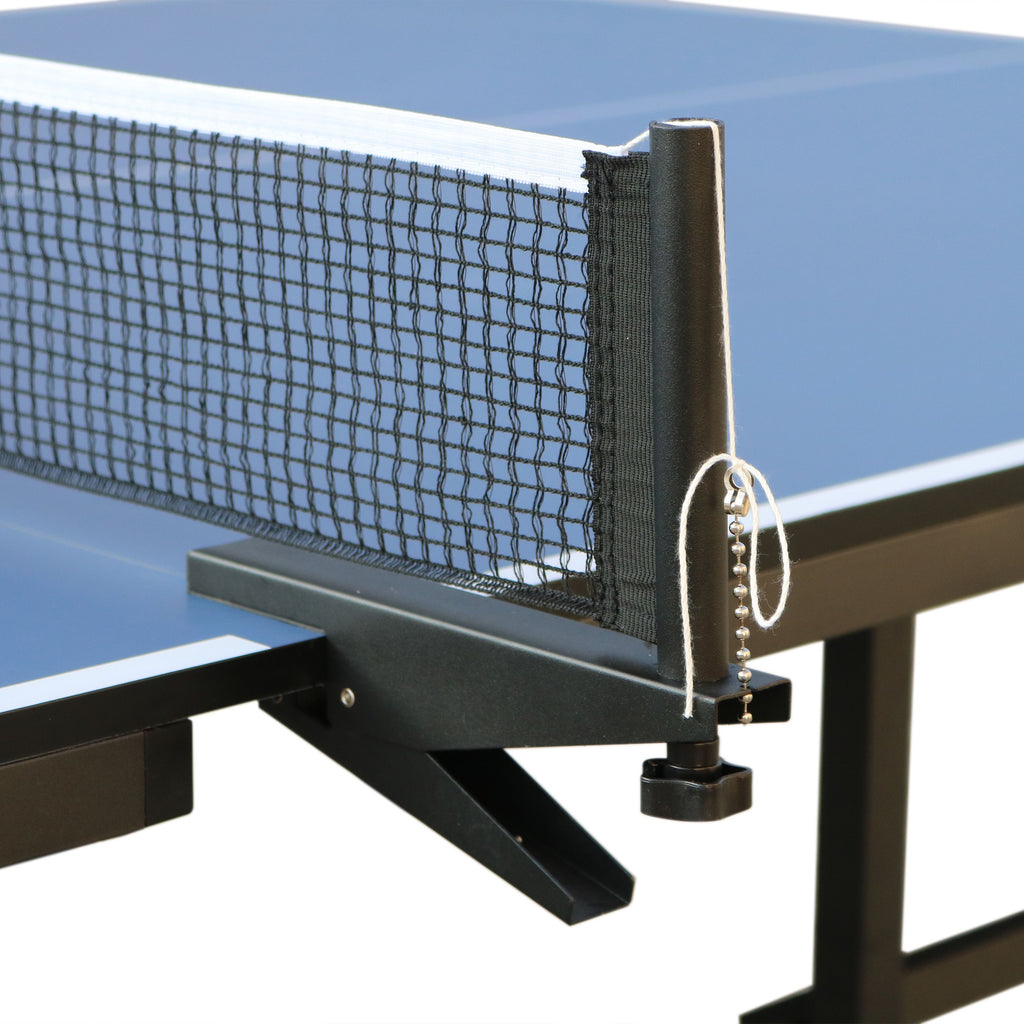 Yeah Depot - Table Tennis Table - 15mm Professional MDF Indoor Table Tennis Table with Table Tennis Net and Bats etc. Quick Assembly, Single Training Table, 108''L x 60''W x 30''H