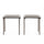 Yeah Depot - LAUGHLIN KD CAST END TABLE [SET OF 2 PCS]