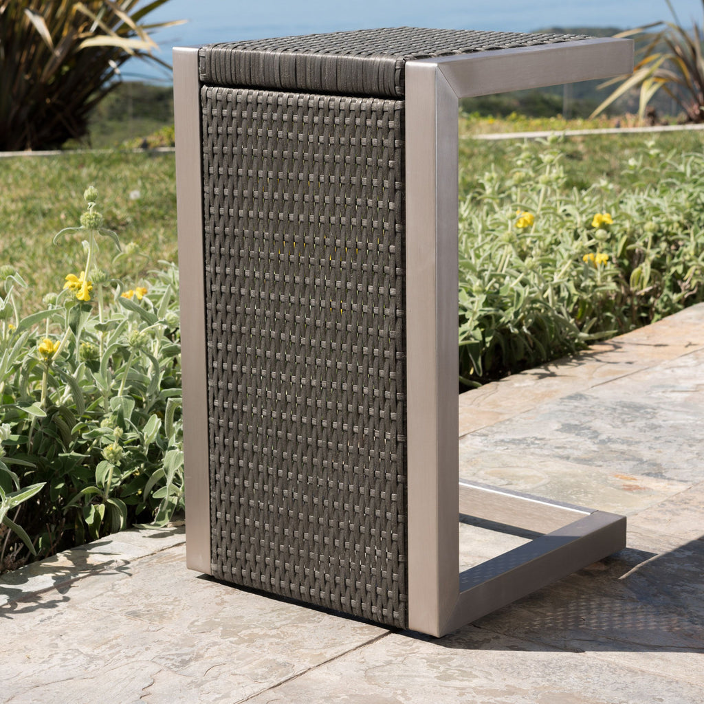 Yeah Depot - CAPE CORAL WICKER C-SHAPED TABLE