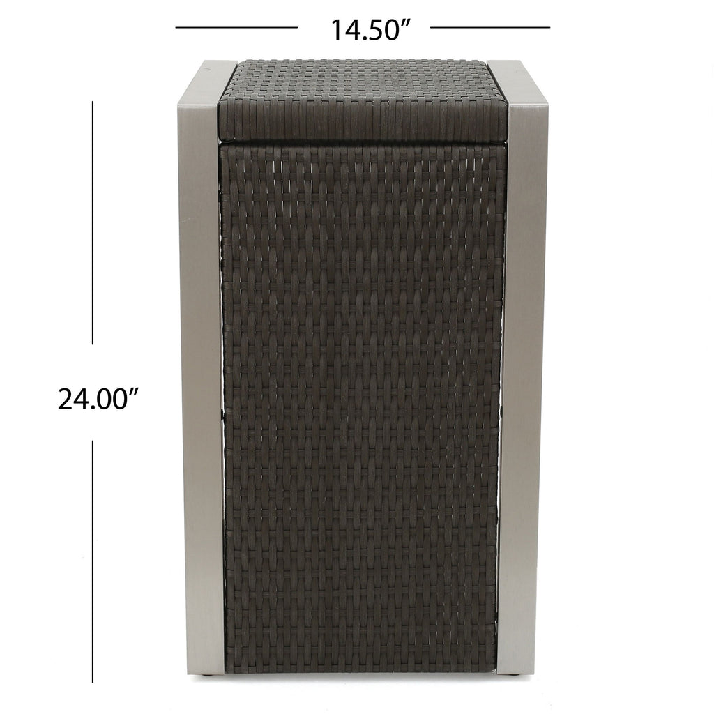 Yeah Depot - CAPE CORAL WICKER C-SHAPED TABLE