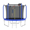 Yeah Depot - 8FT Trampoline with Basketball Hoop, ASTM Approved Reinforced Type Outdoor Trampoline with Enclosure Net
