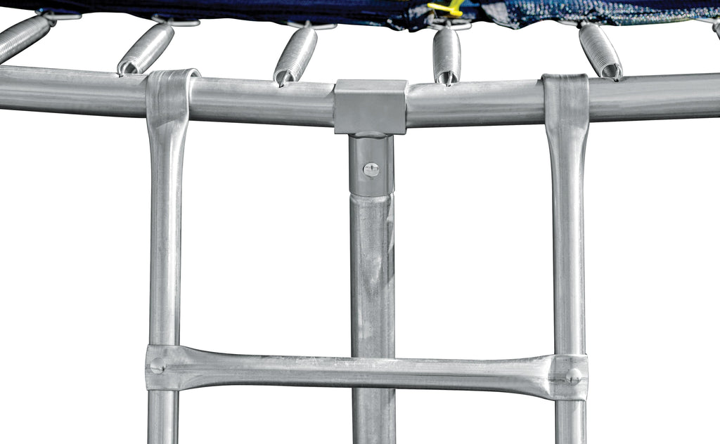 Yeah Depot - 8FT Trampoline with Basketball Hoop, ASTM Approved Reinforced Type Outdoor Trampoline with Enclosure Net