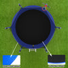 Yeah Depot - 10FT Trampoline with Basketball Hoop, ASTM Approved Reinforced Type Outdoor Trampoline with Enclosure Net