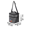 Sanal Magaza - Biggdesign Cats Insulated Lunch Bag, Gray