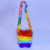 Sanal Magaza - Ogi Mogi Toys Colorful Cat Colorful Round Shoulder Bag