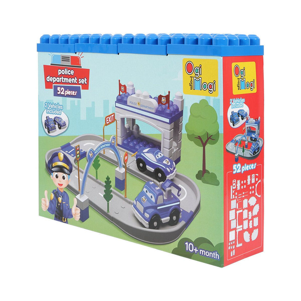 Sanal Magaza - Ogi Mogi Toys Police Car Set (52 Pieces)