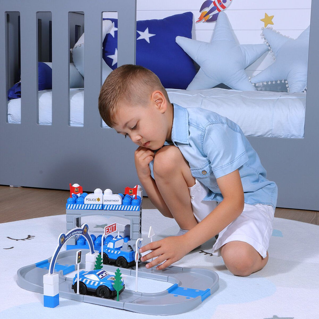 Sanal Magaza - Ogi Mogi Toys Police Car Set (52 Pieces)