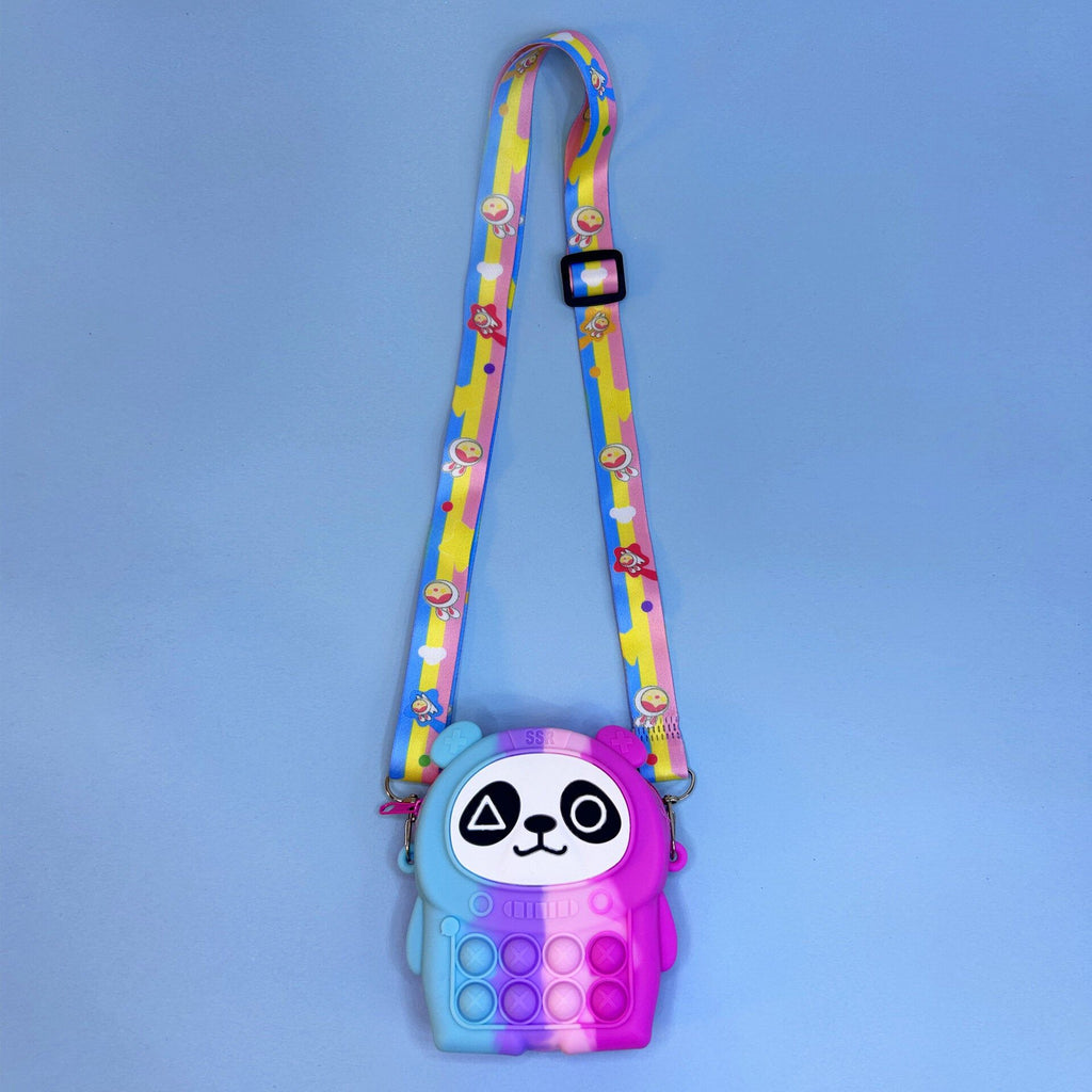 Sanal Magaza - Ogi Mogi Toys Colorful Panda Shoulder Bag