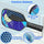 Eggracks by Global Phoenix - 1Pc Pickleball Set 2 Fiberglass Paddles 4 Outdoor Indoor Balls Portable Carry Bag 2 Cooling Towel Lightweight Ergonomic Grip for Beginners Pros