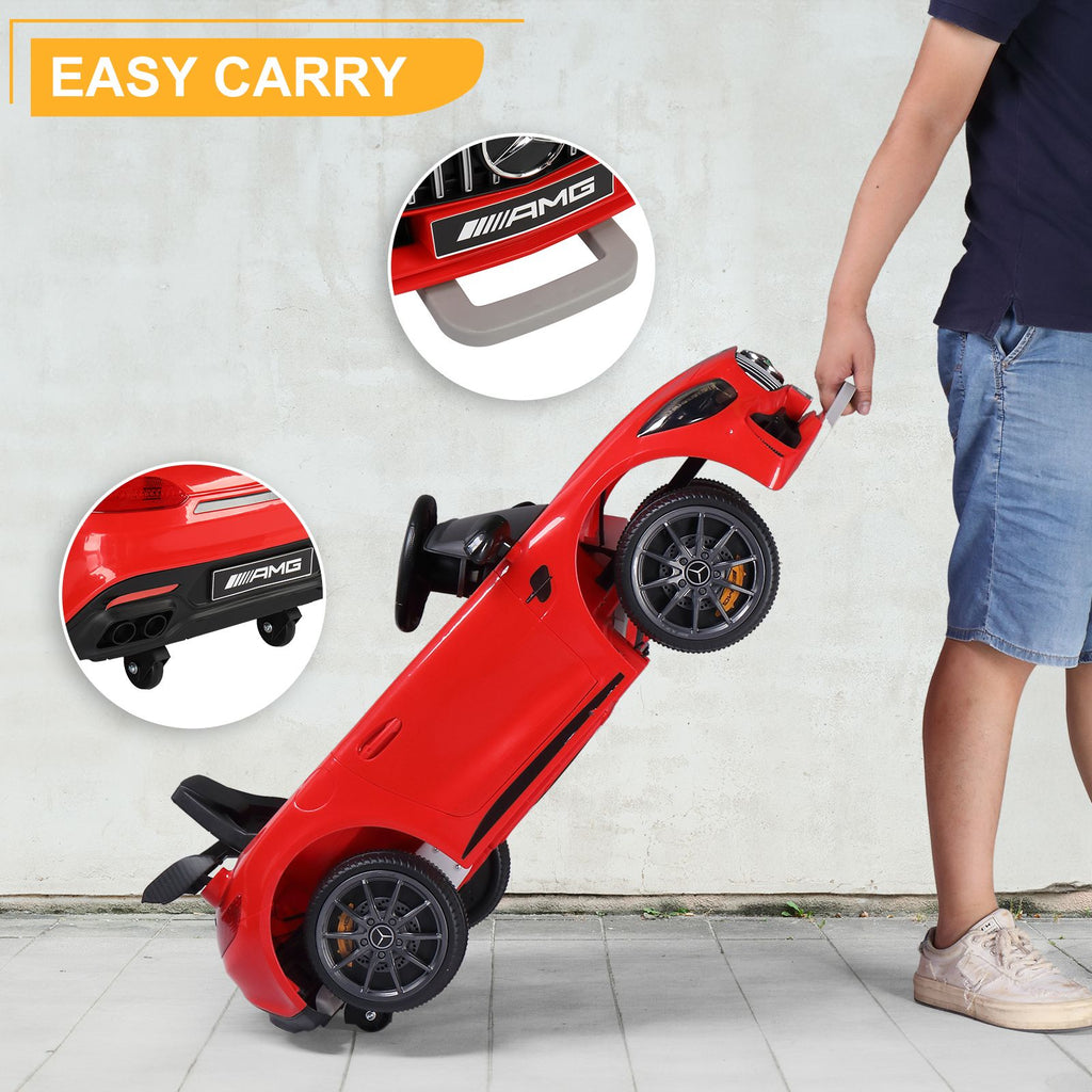 inQ Boutique - LEADZM Dual Drive 12V 4.5Ah with 2.4G Remote Control Mercedes-Benz Sports Car Red