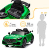 inQ Boutique - LEADZM Dual Drive 12V 4.5Ah with 2.4G Remote Control Mercedes-Benz Sports Car Green