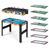 Hooya Imp.& Exp. - 12-in-1 Combo Game Table Set with Foosball Air Hockey Pool Chess and Ping Pong