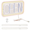 Eggracks by Global Phoenix - LED Open Sign 16.5x9.1in Business Neon Open Sign Advertisement Board with 11 Levels Adjustable Brightness