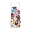 Linx Deals - Stuffed Animal Storage PVC Plush Organizer Shelf Plush Stuffed Animal Holder Standing Kids Toy Storage Cage