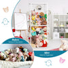 Linx Deals - Stuffed Animal Storage PVC Plush Organizer Shelf Plush Stuffed Animal Holder Standing Kids Toy Storage Cage
