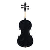 inQ Boutique - [Do Not Sell on Amazon]Glarry GV102 4/4 Solid Wood EQ Violin Case Bow Violin Strings Shoulder Rest Electronic Tuner Connecting Wire Cloth Black