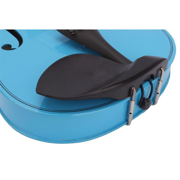 inQ Boutique - 4/4 Acoustic Violin Case Bow Rosin Sky Blue