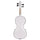 inQ Boutique - [Do Not Sell on Amazon]Glarry GV102 4/4 Solid Wood EQ Violin Case Bow Violin Strings Shoulder Rest Electronic Tuner Connecting Wire Cloth White