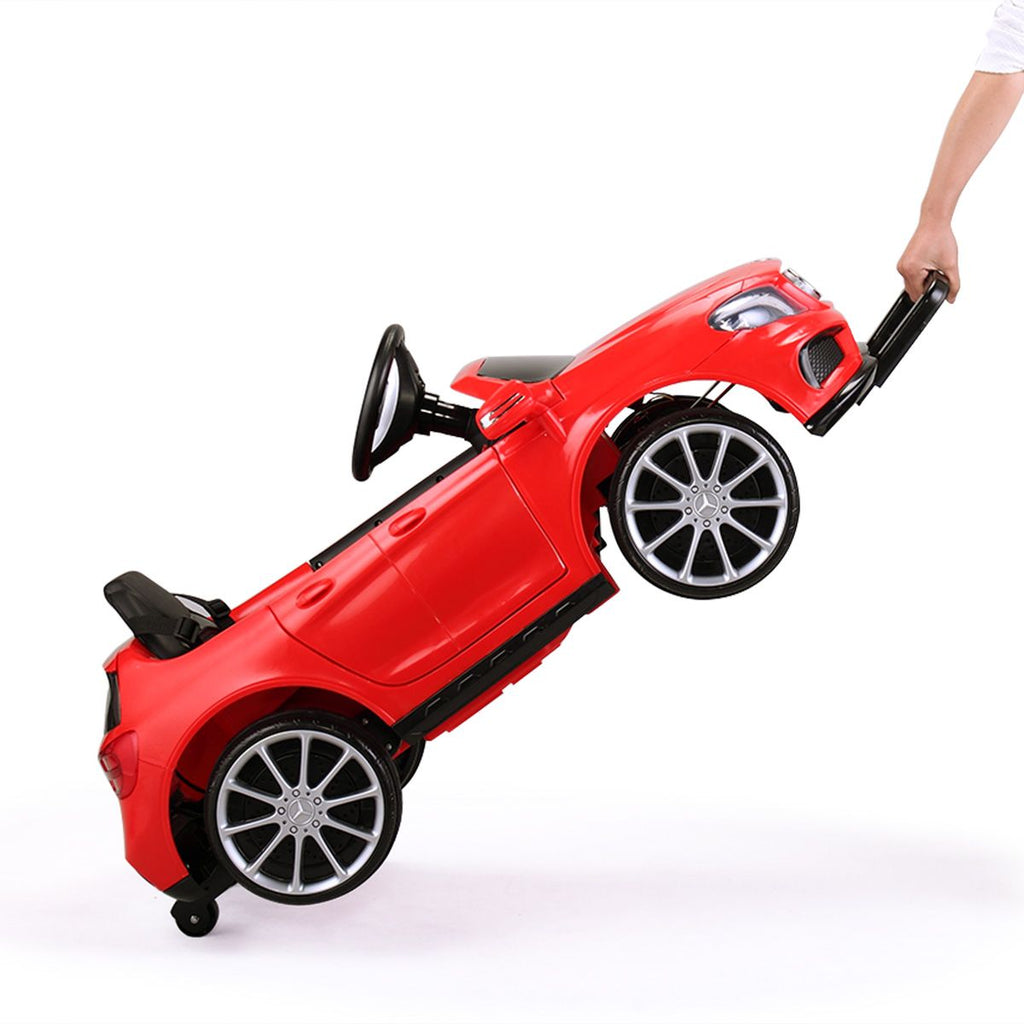 FX070 - 6V Licensed  Electric Vehicle, Kid Ride on Car with Parental Remote Control ,MP3 Player Headlights Opening Doors for Children 3-8, Red
