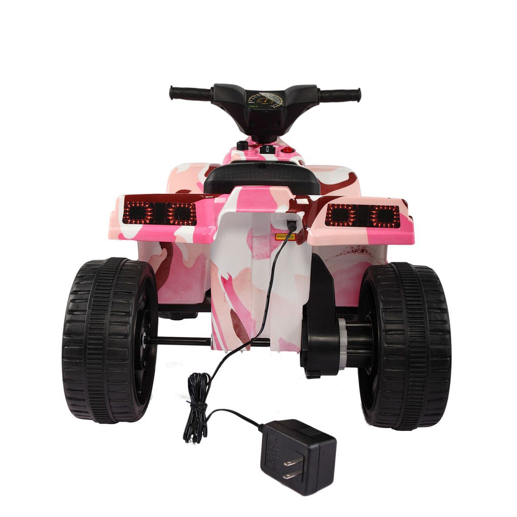 FX070 - Kids Electric ATV Quad Ride On Car Toy-Pink&black