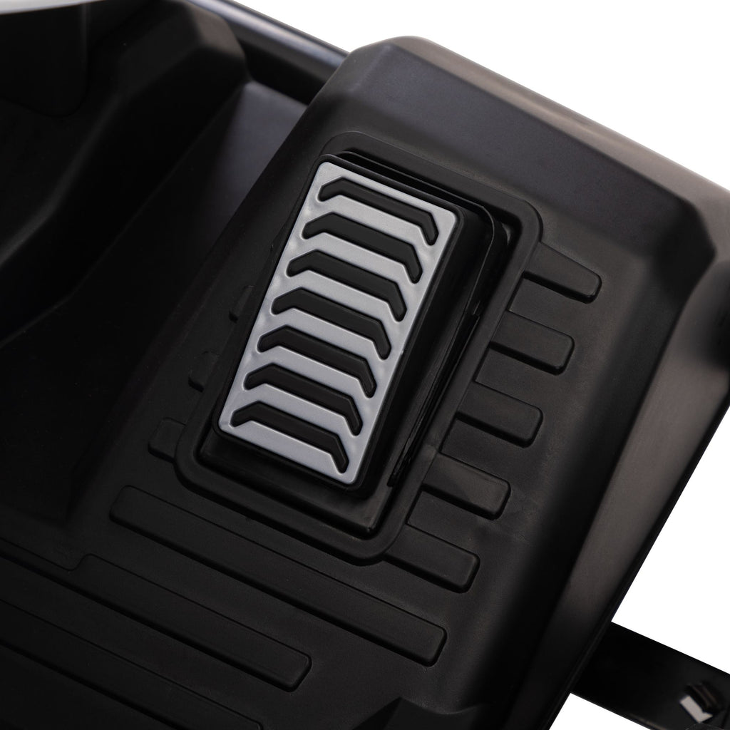 FX070 - Electric GoKart Pro, Kids Racing Car, Outdoor Ride On Toy with MP3 for Kids Aged 4-16, Black and White