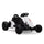 FX070 - Electric GoKart Pro, Kids Racing Car, Outdoor Ride On Toy with MP3 for Kids Aged 4-16, Black and White