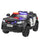 FX070 - 12V Kid Ride on Police Car with Parental Remote Control, Battery Powered Electric Truck with Siren, Flashing Lights,Music, Spring Suspension, Black