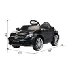 FX070 - Licensed Mercedes Benz AMG 6V Kids Ride On Electric Car with Remote Control, Story Education AUX, Black
