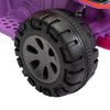 FX070 - Kids Ride-on ATV, 6V Battery Powered Electric Quad Car with Music, LED Lights and Spray Device, 4 Wheeled Ride-on Toy for Toddlers Age 3-5, Rose Red