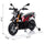 FX070 - 12V Aprilia Licensed Kids Ride On Motorcycle, 4-wheel Electric Dirt Bike with Spring Suspension, LED Lights, USB, MP3, Red