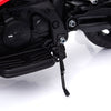 FX070 - 12V Aprilia Licensed Kids Ride On Motorcycle, 4-wheel Electric Dirt Bike with Spring Suspension, LED Lights, USB, MP3, Red