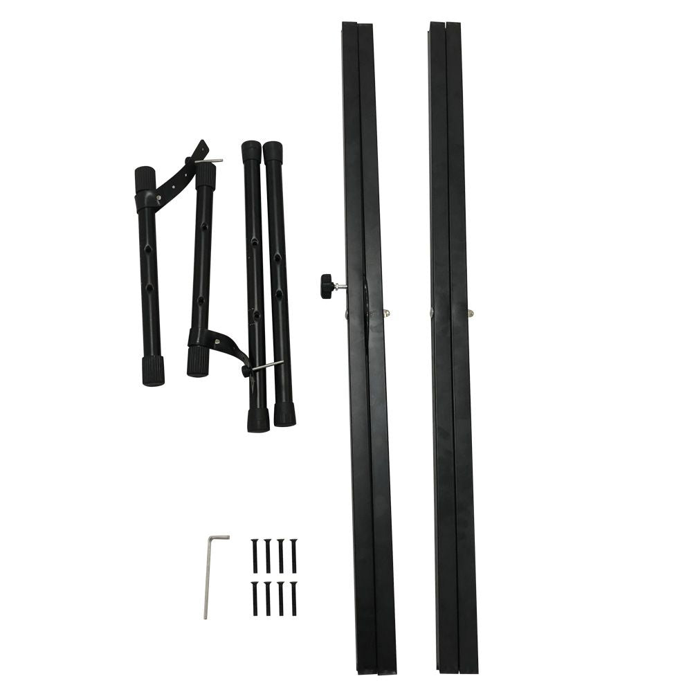inQ Boutique - Keyboard Electric Piano Stand Standard Rack Dual-tube X-Shape Adjustable Folding