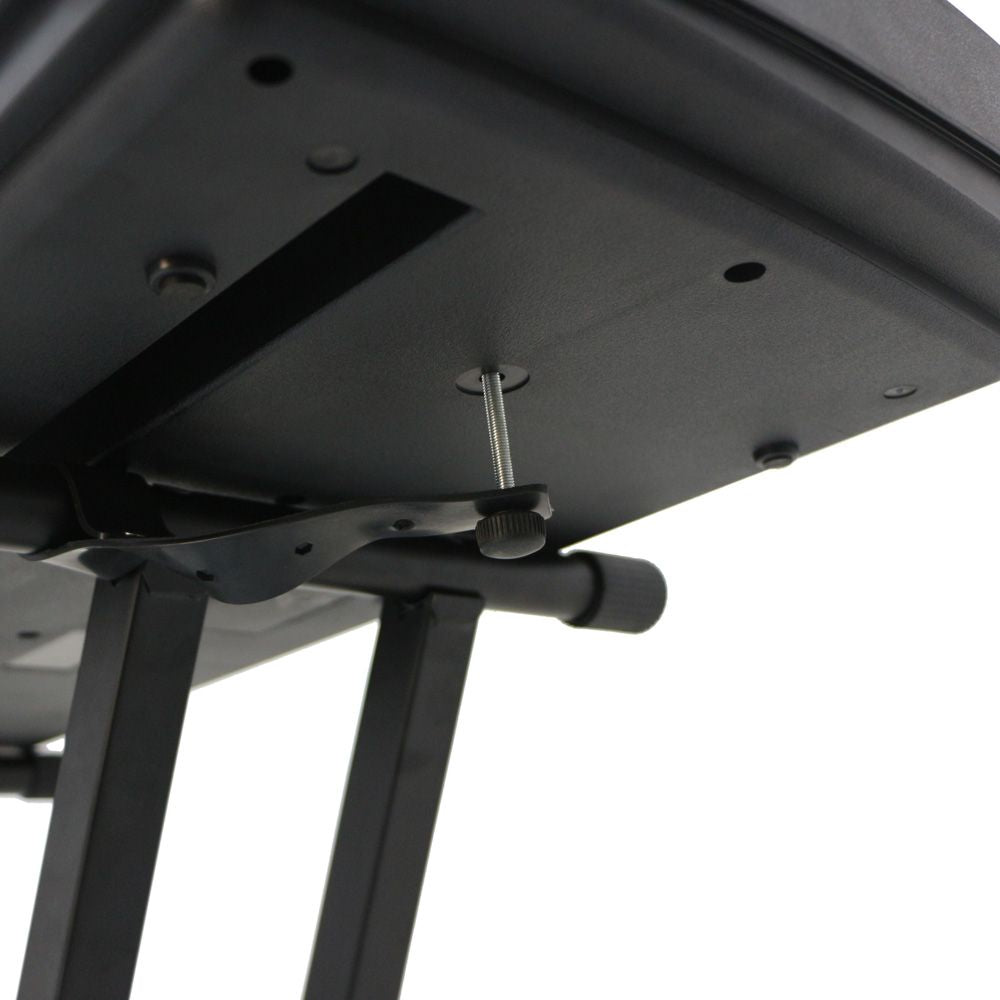 inQ Boutique - Keyboard Electric Piano Stand Standard Rack Dual-tube X-Shape Adjustable Folding