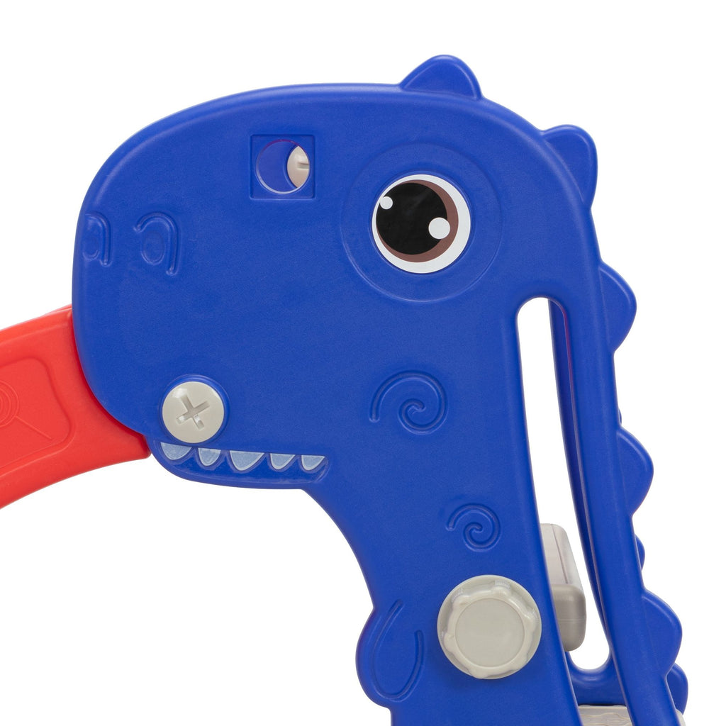 FX070 - 3 in 1 Freestanding Toddler Slide;  Indoor Outdoor Playground with Basketball Hoop and Ball for Kids Under 3 Years