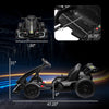 Yeah Depot - Aosom 24V 7.5 MPH Electric Go Kart with Adjustable Seat, Drifting Car Battery Powered Ride on Toy Outdoor with Slow Start, Button Start, Music, Honking Horn, Lights, for 6-12 Years Old, Black