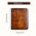 yunxin - Blocking Trifold Genuine Leather Wallets for Men, Vintage Short Multi Function Credit Card Holder, Give Gifts to Men (Brown)