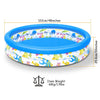 Eggracks by Global Phoenix - 48x10In Inflatable Swimming Pool Blow Up Family Pool For 2 Kids Foldable Swim Ball Pool Center