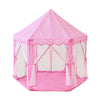 Rcosy - Outdoor Indoor Portable Folding Princess Castle Tent Kids Children Funny Play Fairy House Kids Play Tent(Warm LED Star Lights)