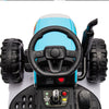 Yeah Depot - Ride on Tractor2.0 with Trailer,24V Battery Powered Electric Tractor Toy, 200w*2motor 1.86-4.97MPH/Remote Control,electric car for kids,Three speed adjustable,USB,MP3 ,Bluetooth,LED light, safety belt