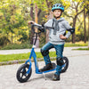 Yeah Depot - HOMCOM Kick Scooter for Kids 5-12 Years Old, Big Wheel Kids Scooter with Adjustable Height Handlebar, Non-slip Footplate, Rear Brake, Blue